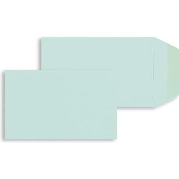 Blanke, Versandtasche + Luftpolstertasche, Versandtaschen 65x105mm 120g/qm gummiert VE=100 Stück himmelblau (100 x)