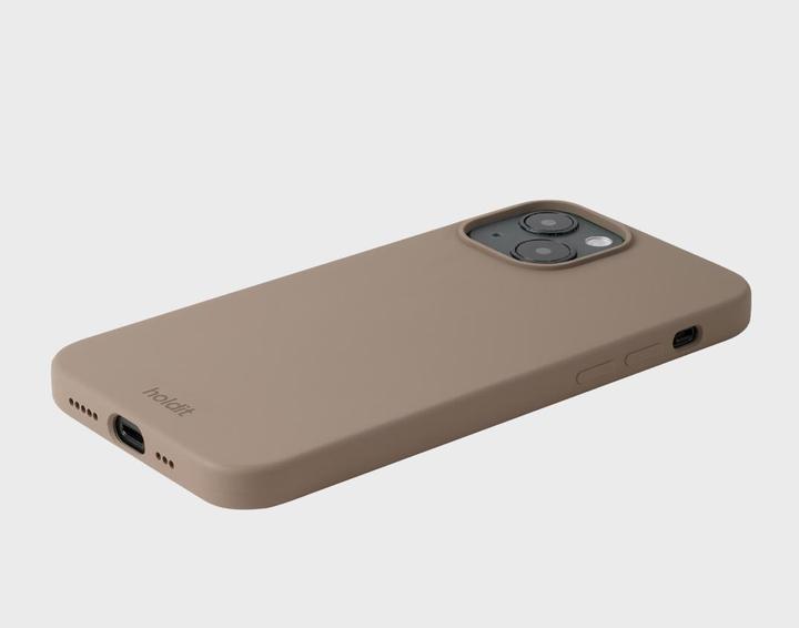 Produktbild Holdit Back Cover Silicone iPhone 14 Mocha Brown (Apple iPhone 14)