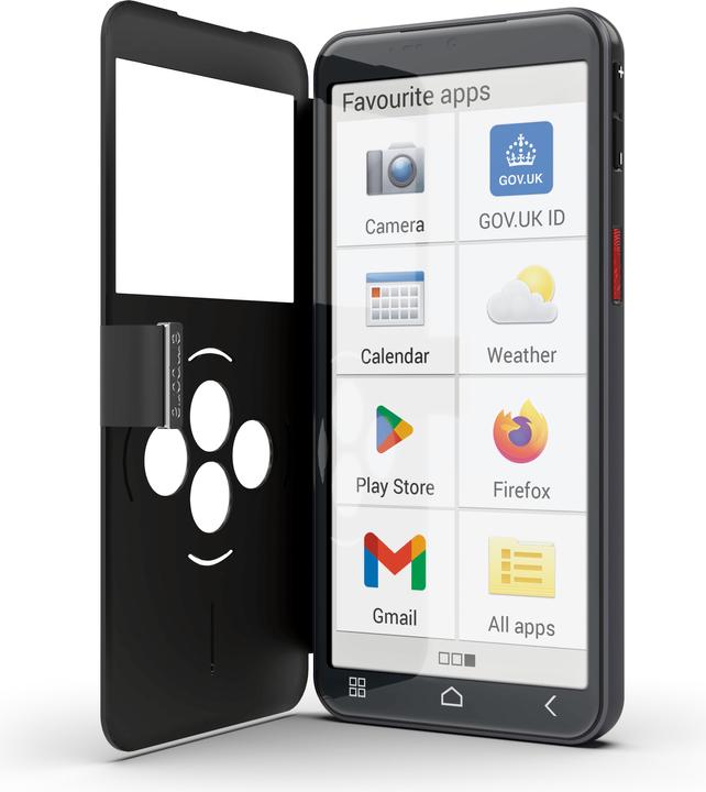 Productafbeelding Emporia SMART 6 Lite, smartphone voor senioren (128 GB, Zwart, 5.58", Enkele SIM, 50 Mpx, 4G)