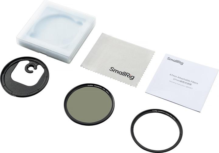 Actual product image SmallRig Clip-on CPL filter (67 mm) with M-mount adapter