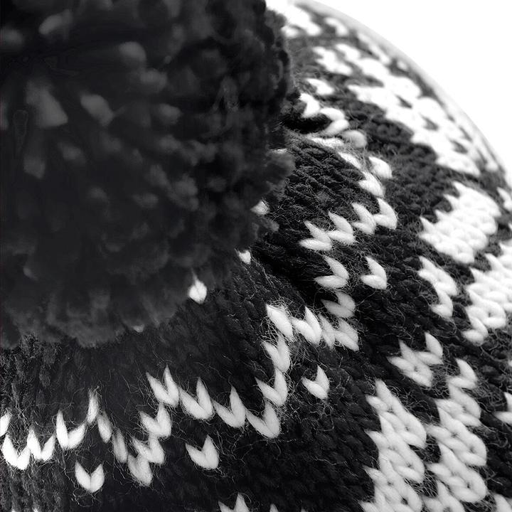 Immagine prodotto Beechfield Cappello a maglia con pom pom modello fiocco di neve (Taglia unica)