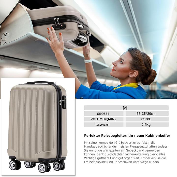 Actual product image Beibye Handgepäckkoffer (45 l)