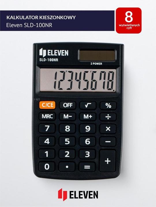 Produktbild Eleven SLD-100NR-Rechner (Batterien, Solarzellen)