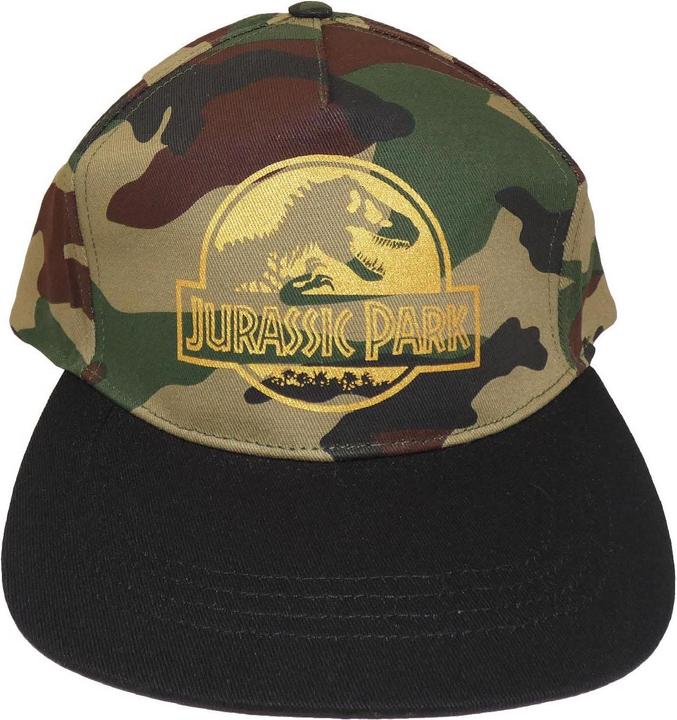 Immagine prodotto Jurassic Park Cappello snapback con logo mimetico in cotone e poliestere