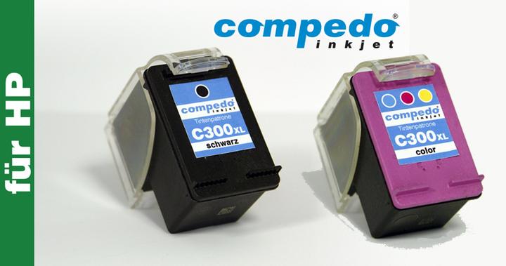 Actual product image Compedo Print cartridge for HP 300XL/CC641EE black