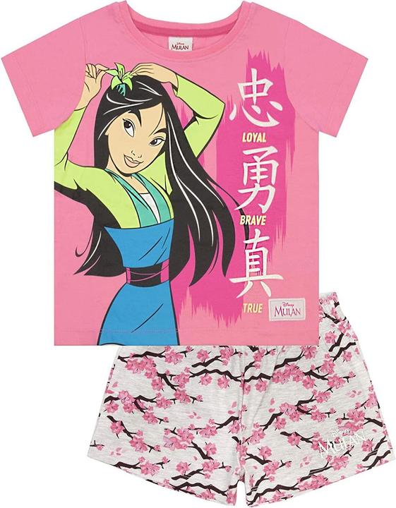 Produktbild Mulan Loyal Brave True Schlafanzug Mit Shorts Mädchen (116)