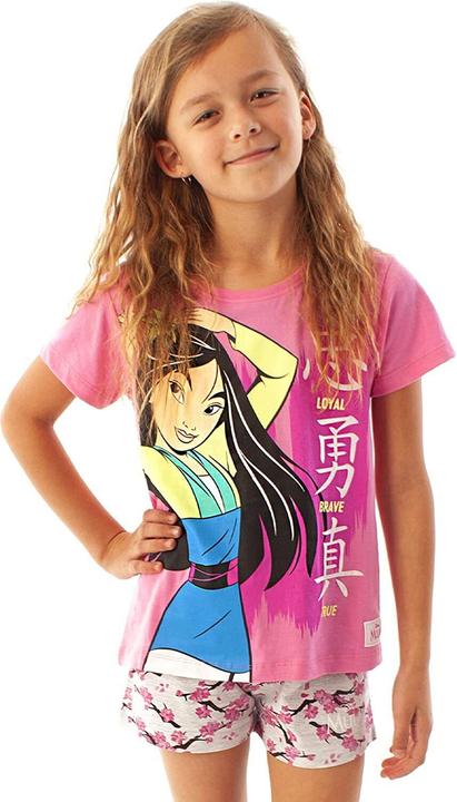 Produktbild Mulan Loyal Brave True Schlafanzug Mit Shorts Mädchen (116)