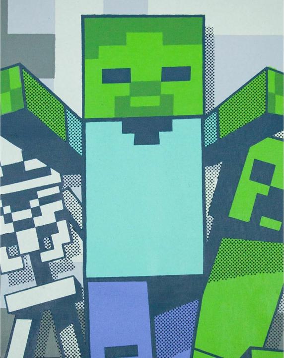 Actual product image Minecraft Undead pyjamas with shorts for boys (128)