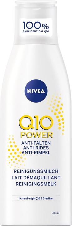 Actual product image NIVEA Q10 Power Anti-Falten Reinigungsmilch (Cleansing lotion, 200 ml)
