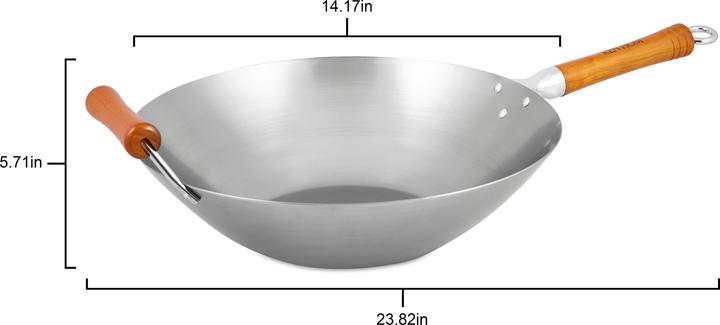 Productafbeelding Ken Hom Excellentie (36 cm, Wokpan, Koolstofstaal)