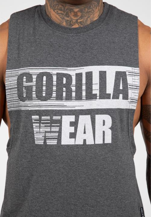 Actual product image Gorilla Wear Lopez Drop Armhole Tank Top - Grau (XXL)