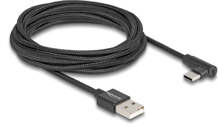 Produktbild Delock USB 2.0 Kabel Typ-A Stecker zu USB Type-C Stecker gew (3 m, USB 2.0)