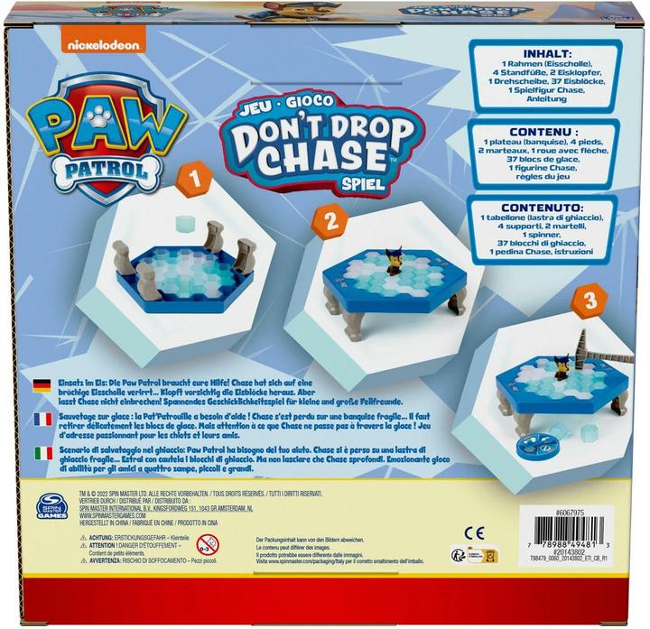 Produktbild Spin Master Paw Patrol - Don't drop Chase (Deutsch, Französisch, Italienisch, 2 - 4 Spieler)