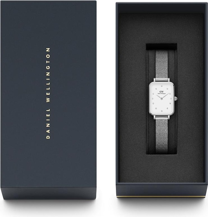 Immagine prodotto Daniel Wellington Quadro Lumine Pressed Sterling (Orologio da polso analogico, 20 mm)
