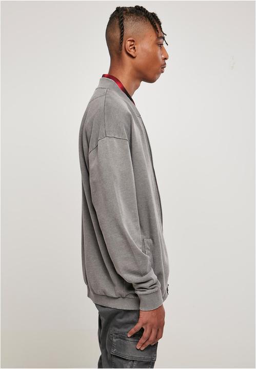 Actual product image Urban Classics Washed Sweat Bomber - 17020 (XS)