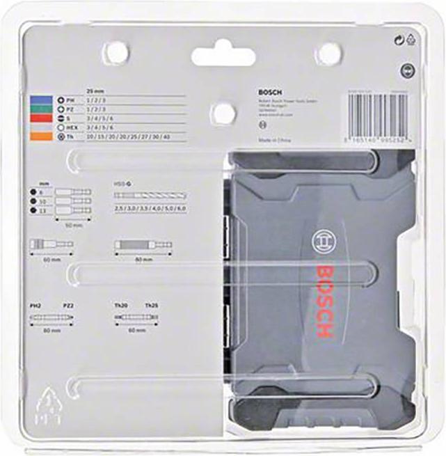 Actual product image Bosch Professional 35-piece mixed set metal