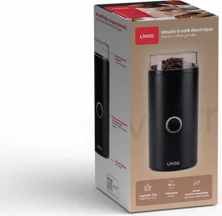 Image du produit Livoo Moulin à café électrique