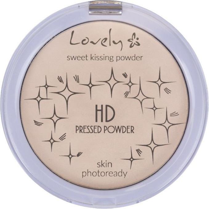 Lovely Trasparente Cipria, Hd Polvere Pressata Matujący Puder Do Twarzy Z Olejem Jojoba 10G (Trasparente)