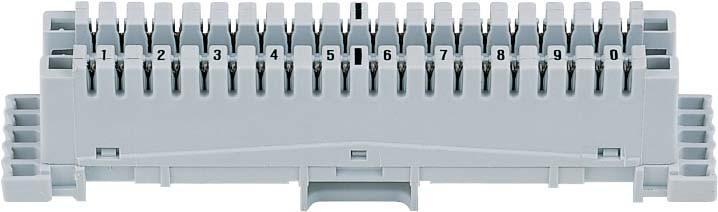 Corning LSA-Plus2 disconnection strip DE620045745 f.10DA with colour code Remote signalling strip