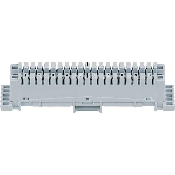 Corning Striscia di disconnessione LSA-Plus2 DE620045745 f.10DA con codice colore Striscia di segnalazione, Accessori di elettronica + Alloggiamento, 