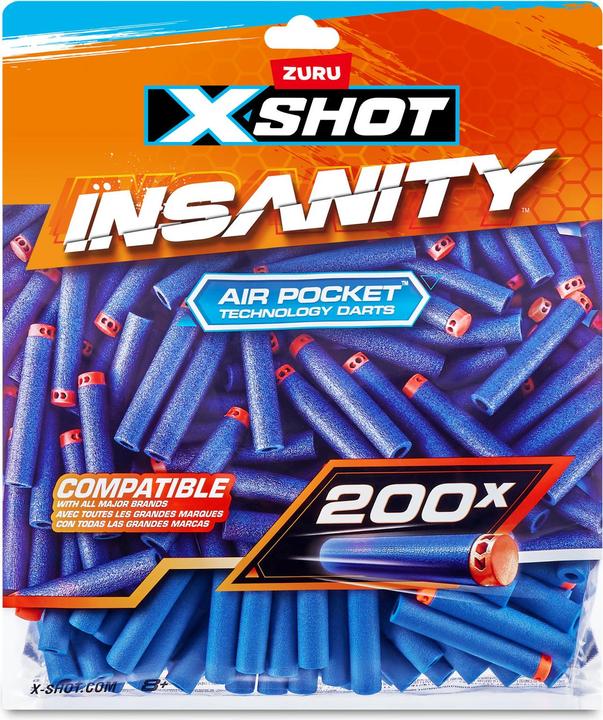 Xshot - Insanity 200 Recharge de fléchettes