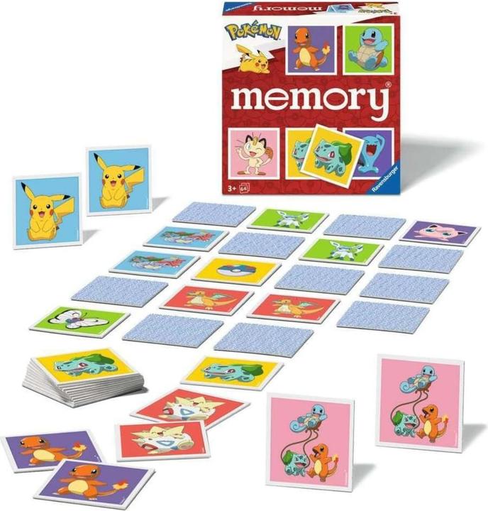Produktbild Ravensburger Memory Pokémon (Niederländisch, Englisch, Italienisch, Deutsch, Französisch, Portugiesisch, Spanisch)