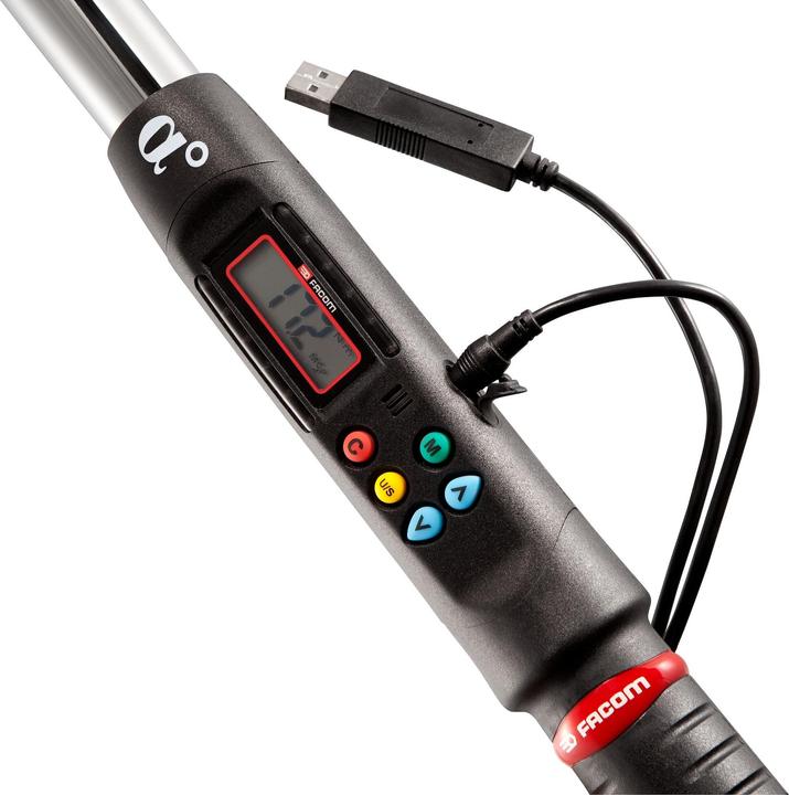 Produktbild Facom Drehmomentschlüssel mit Winkelknarre 1/4 (1/4", 1.50 - 30 Nm)