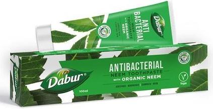 Produktbild Dabur Antibakterielle Neem-Zahnpasta 100ml Natürliche Zahnpflege mit Neem-Extrakten für frischen Atem und (100 ml)