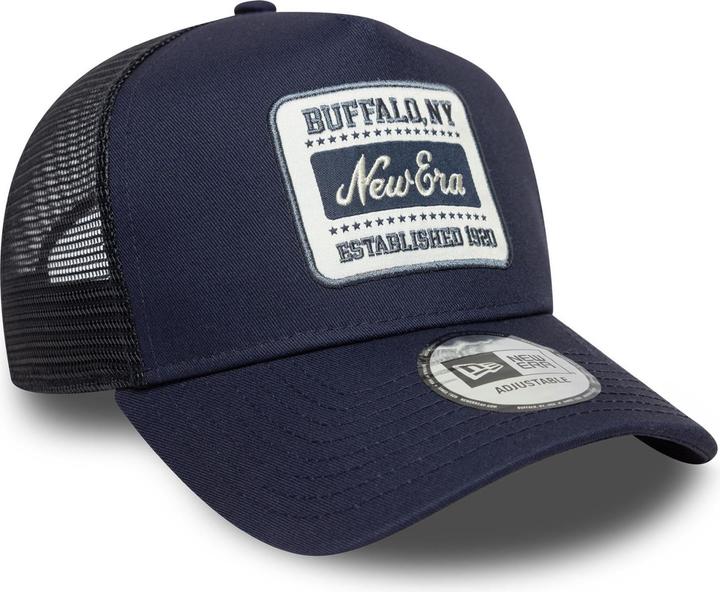 Produktbild New Era A-Frame Mesh Trucker Cap - Brand Patch Navy (One Size)