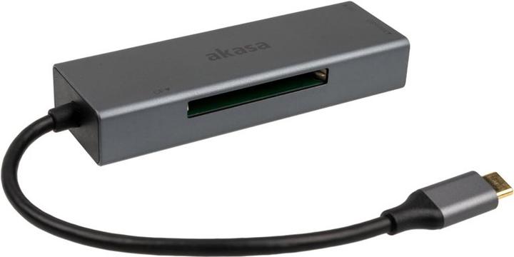 Actual product image Akasa USB 3.2 Gen1 Type-C 3-in-1 Card Reader