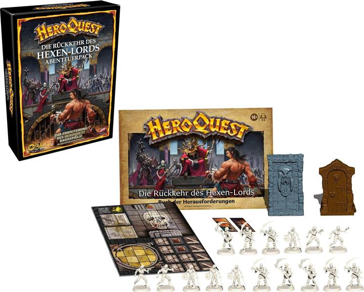 Produktbild Hasbro Gaming Expertenspiel HeroQuest: Die Rückkehr des Hexenlords (Deutsch)