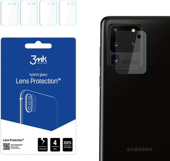 Actual product image 3MK hybrid glass Lens Protection for Samsung Galaxy S20 Ultra (4 pcs., Samsung Galaxy S20 Ultra)