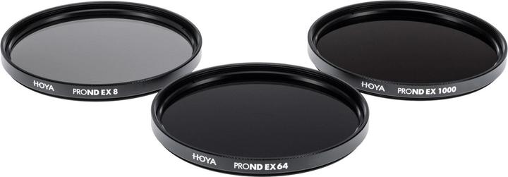Hoya PRO ND EX Filter Kit 8/64/1000 (82 mm, ND- / Graufilter, 82 mm)