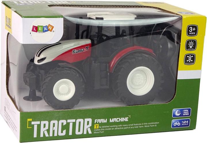 Image du produit Lean Toys Tracteur agricole 1:24 2,4 GHz R/C Télécommande Effets de lumière