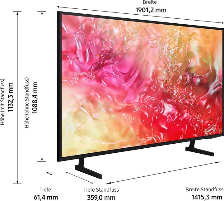 Produktbild Samsung UE85DU7170 (85", DU7170, LED, 4K, 2024)