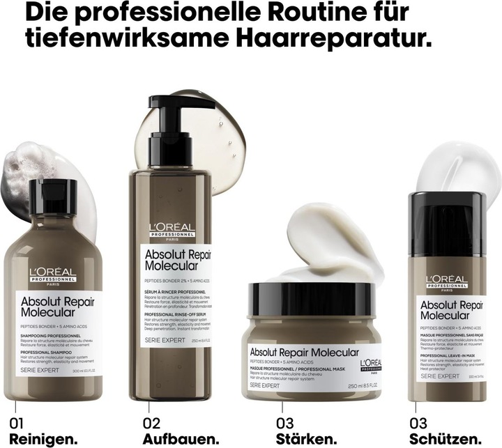 Image du produit L'Oréal Professionnel Absolut Repair Moléculaire (300 ml, Shampoing liquide)