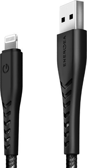 Actual product image Energea cable Nyloflex USB - Lightning Charge and Sync C89 MFI 1.5m czarny/black (1.50 m)