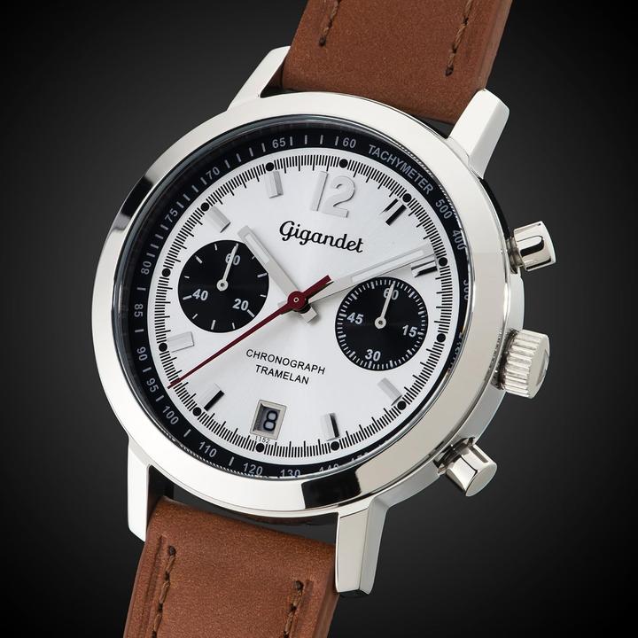 Immagine prodotto Gigandet Cronografo elegante con cinturino in pelle e quadrante tachimetrico