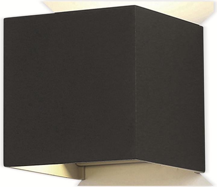 Produktbild Optonica LED-Wandleuchte 12 W, IP54, 1320 lm, 3000K, schwarz (1320 lm, IP54)