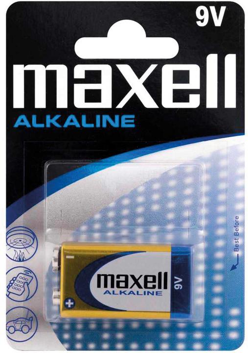 Actual product image Maxell Battery 9V block (1 pcs., 9V Block)