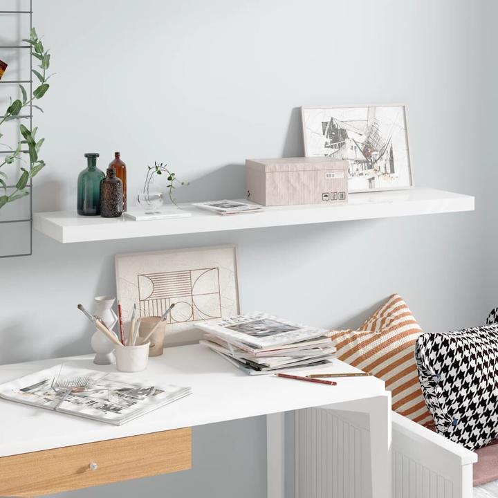 Actual product image vidaXL Wandregal (23.50 x 120 x 3.80 cm)