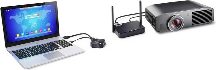 Actual product image SpeaKa Professional Full HD wireless HDMI presentation system (30 m)