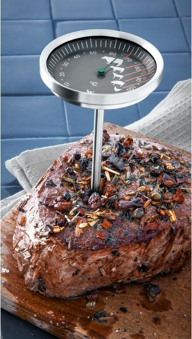 Productafbeelding WMF Braadthermometer Vleesthermometer BBQ Thermometer Vleesschaal van 10- 110°C