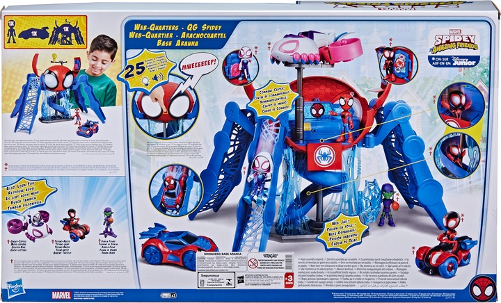 Image du produit Hasbro Spidey et ses incroyables amis Web-Quarters Playset