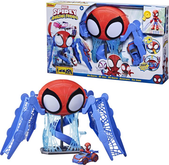 Actual product image Hasbro Spidey and His Amazing Friends Web-Quarters Playset