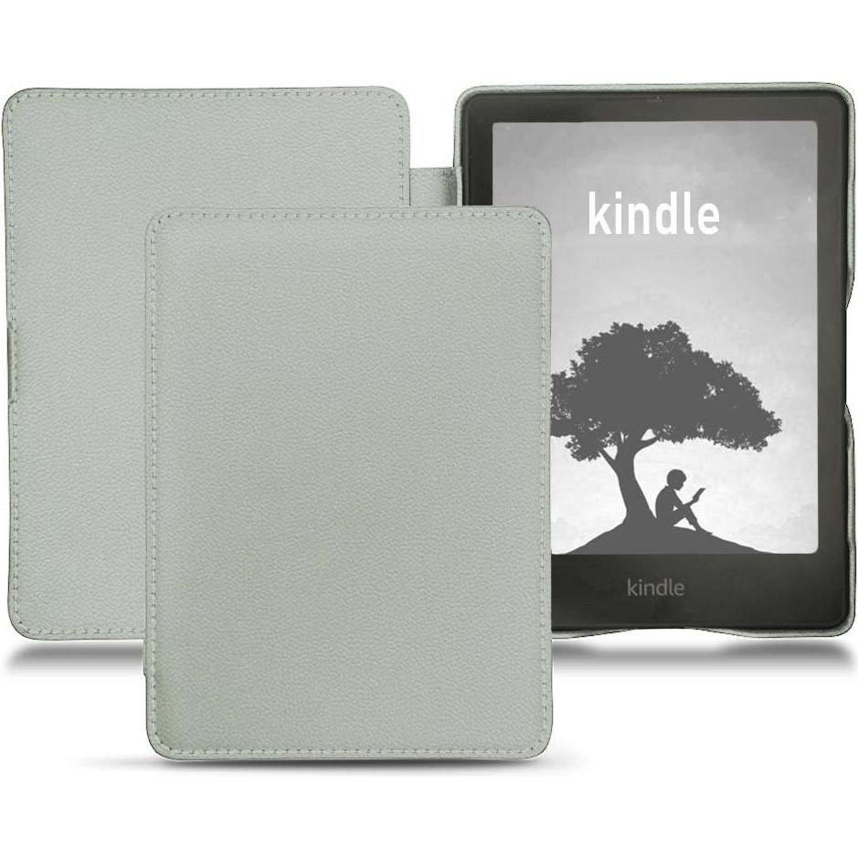 Noreve Lederschutzhülle horizontal, eReader Zubehör, Grau