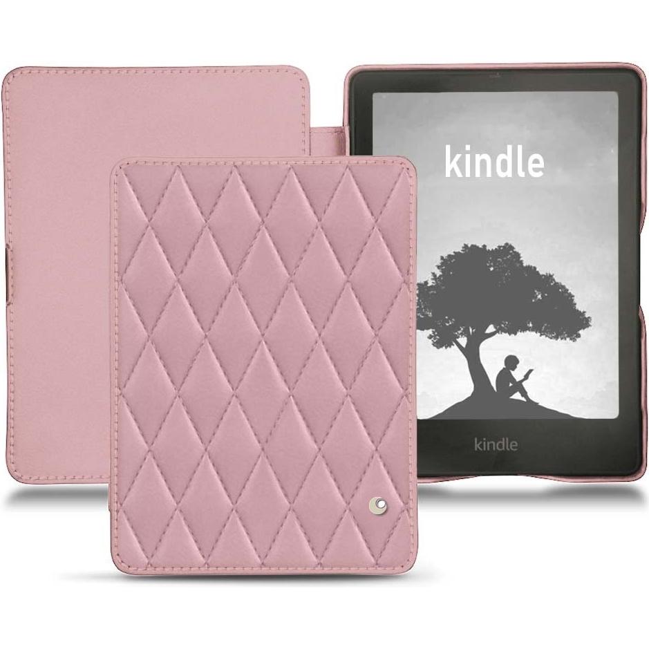 Thumbnail - Noreve Lederschutzhülle horizontal (Kindle Signature Edition), Tablet Hülle, Rosa