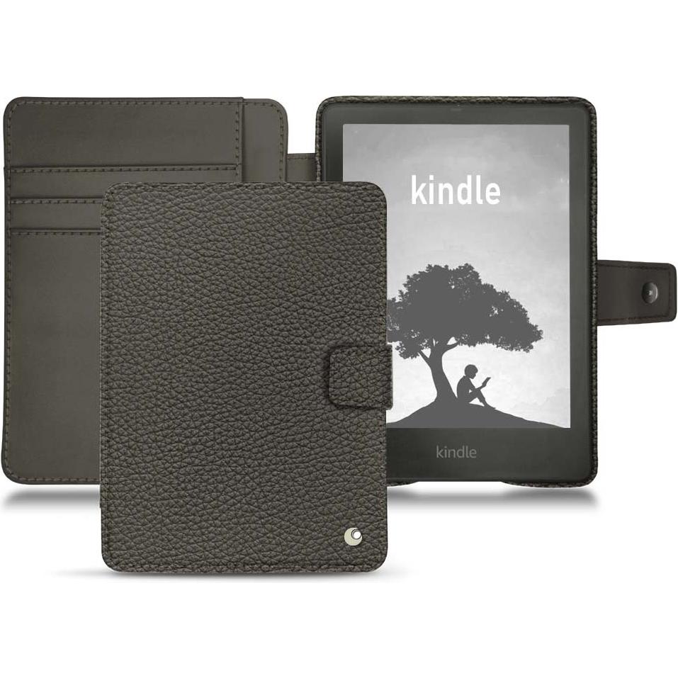 Noreve Lederschutzhülle Wallet, eReader Zubehör, Grau