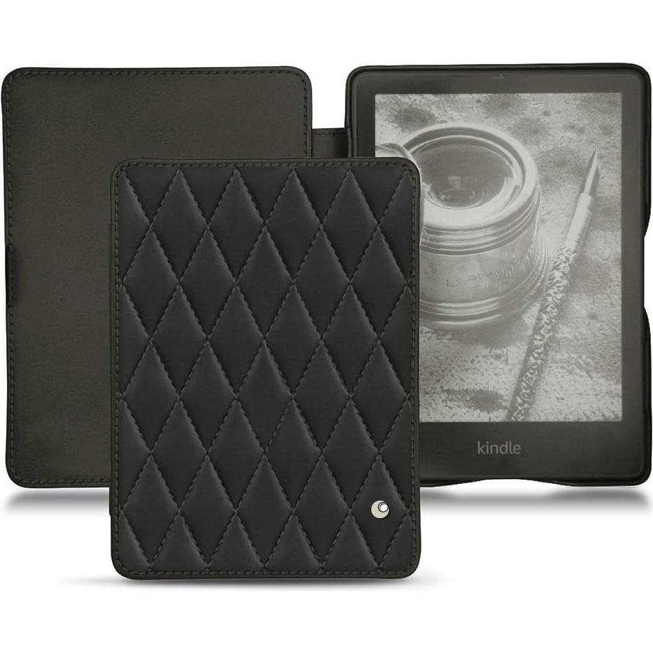 Noreve Lederschutzhülle horizontal (Kindle Papewhite (2021)), Tablet Hülle, Schwarz
