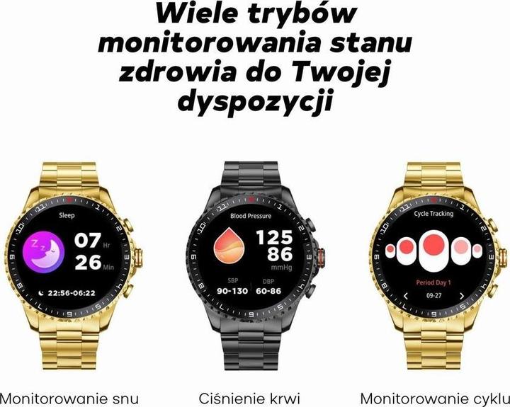 Produktbild Gravity Herren-Smartwatch GT16-2 Schwarz / Schwarzes Armband